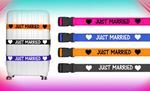 Personalised *JUST MARRIED* Luggage Strap Suitcase Printed Safe Belt 5cm wide