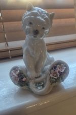 LLADRO Porcelain West Highland Terrier Dog Figurine Made In Spain