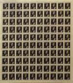 Stamp Germany Bohemia Czechoslovakia Mi 131 Sheet 1943 WWII Reinhard Richard MNH