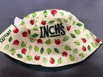 Inchs cider Sun Hat One Size Cotton Fruit Print White/Red/Green