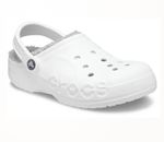 Crocs Baya Lined Clogs White Size UK5