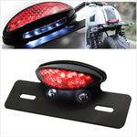 Universal Motorcycle Motorbike LED Rear Tail Brake Stop Light Number Plate UK