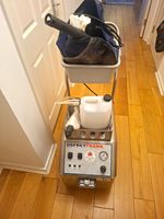 OspreyFrank Wheeled Steam Cleaner Machine with Hose, Wand & Attachments