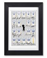 GOLDEN STATE WARRIORS 2019 ROSTER SIGNED POSTER PRINT PHOTO AUTOGRAPH GIFT GSW