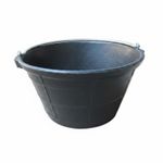 Heavy Duty Pail Sturdy Molded Pail Black for Construction