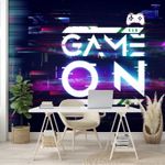 GAMER Mural WALLPAPER Gaming Wall Decor Boys Room Non-Woven 🚚 FAST Delivery 🚚