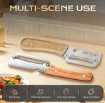 Rushclick Peeler, Multifunctional Vegetable Peeler for Kitchen, Zero Flex Peeler