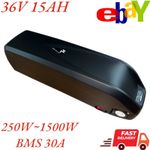 36V15Ah Down Tube Battery Lithium-ion Battery Electric Bicycle New 250W~1500W 