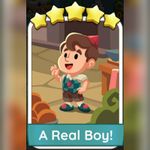 1x A Real Boy! ⭐⭐⭐⭐⭐ Set 18 :- Mono_Poly_Go Stickers :- Best Service 