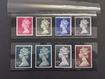 GB Large Machin High Value Collection 10p-£2 ( 8 Values ) MNH