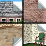 Dolls House Wallpaper 1:12 Scale 220 Designs For The WHOLE HOUSE - SELF ADHESIVE