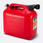 Fuel Can 10L Red Large Petrol Diesel Jerry Can Canister Flexible Spout