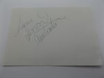 HAND SIGNED 6" x 4" AUTOGRAPH BOOK PAGE - SUSAN SEXTON - AWA LPWA WCW (2)