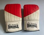 Lonsdale London The Original Champ Bag Gloves Training Mitts Red/White L/XL