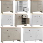 Arlington Sideboard Cabinet Cupboard Buffet Storage Modern Living Room Furniture
