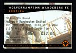 Wolverhampton Wanderers Manchester United 2005-2006 FA Cup Ticket 29/1/06 Black