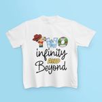 Personalised Kids 2nd Birthday T Shirt Buzz Woody Two Infinity and Beyond