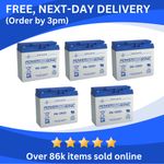 5 X 21Ah 12V EV Batteries For 60V Veleco & Green Power Faster/Fastest/ZT4/Unique