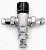 Caleffi 2/100 Thermostatic Mixing Valve | 30°C–65°C Adjustable