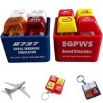 NEW  Pilot and Crew Alert Keychain Pendant EGPWS Warning SoundSimulator Gift