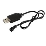 USB Charger Cable for 3.7V Lithium Battery SM-2P RC Car Drone Quadcopter