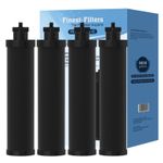 4 x Water Filter Replacements Compatible Berkey BB9 Gravity Fed Filter Systems
