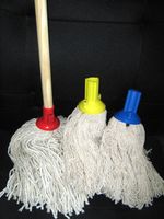 Traditional PY Yarn Push-Fit Mop and Wooden Handle Exel Fitting FREE P&P