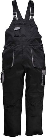 Atomic Workwear Contrast Workwear Bib & Brace Overalls with Knee Pad Pockets