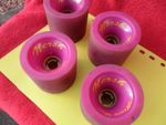 NERSH BIG purple  Money Hat Longboard/downhill Wheels 75mm/80a  ex-display VGC