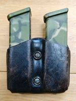 DeSantis Double Magazine Pouch for Glock 17 19 22 Used, UKSF, Security Concealed