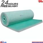 1M x 20M x 50mm BETA PA225 BOOTH FILTER ROLL -EXTRACTION GREEN FIBREGLASS PAINT