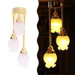 1:12 Scale Dolls House Miniatures Accessories Ceiling Lamp Lights Living Decor