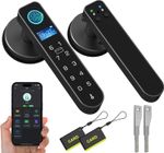 Smart Fingerprint Door Lock with Display Screen Keypad RFID Bluetooth Handle