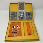 2025 TOPPS CHROME LABUBU  #1-4 Base Set Cards + Orange Silicone Case and Box