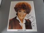 HAND SIGNED 10" x 8" PHOTO - BRENDA LEE - AMERICAN SINGER