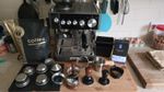 Breville Barista Sense Espresso Machine Bean to Cup Coffee Maker, Black, VCF187