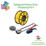 Safeguard Extra Heavy Duty Pallet Strapping Banding Kit 4 - 1000m Coil!