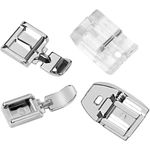 4 x Zipper Zip Presser Foot Sewing Machine Snap Wide Narrow invisible Concealed
