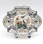 De Porceleyne Fles (Royal Delft) Polychrome Delft Paradise Bird Plaque (1974)