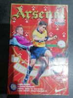1997-1998 Arsenal v Leeds United Premiership Football Programme