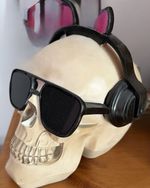 Skull With Sunglasses And Headphones