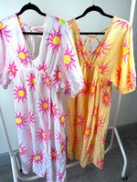 2 Ladies cheesecloth cotton summer dresses - one size