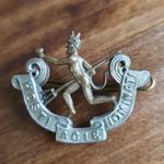 Rare WW1 8th Battalion Winnipeg Canada Black Devils CEF NCO's Officers Cap Badge
