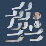 17th to the 19th centuries Clay Tobacco Pipes .