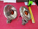 Vintage Notek Farlite 777 Amber /Redish Spot Light Lamp Chrome
