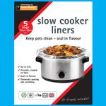 50x Slow Cooker Liners, Transparent, No Mess On Pots Bags, Oval Slow Cookers