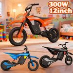 Electric Dirt Bike Kids KIDDOWE 300W 36V 4Ah 12" Tyres Motorcycle 25KM/H