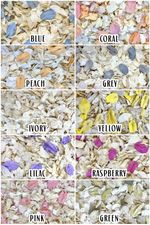 Biodegradable WEDDING CONFETTI IVORY Dried FLUTTER FALL Real Throwing Petals
