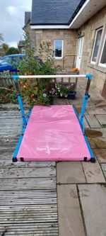 Cannons UK Elite Adjustable 3-5ft Horizontal Bars Blue