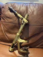 The Merritt Brass Corking Machine Corker Clamp-On Tool with Wooden Handle